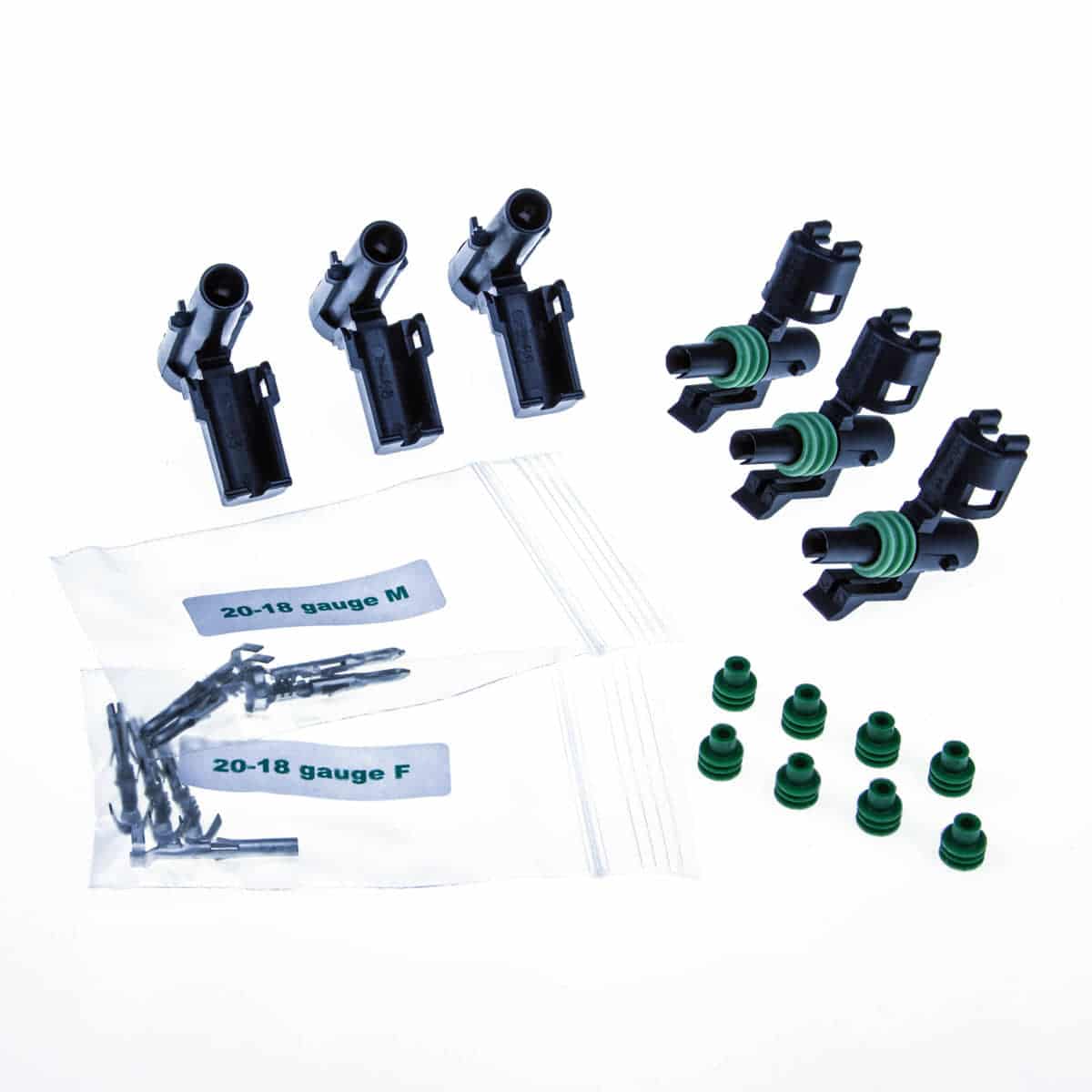 Weather Pack 1 Position - 20-18 Gauge (3) Pack